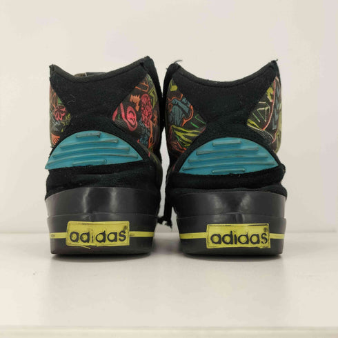 アディダス adidas 80S CASSIS カシス 総柄 キャンバス ハイカット スニーカー レディース US:6.5
